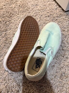 Vans Slip-On Sneakers - Mint Green